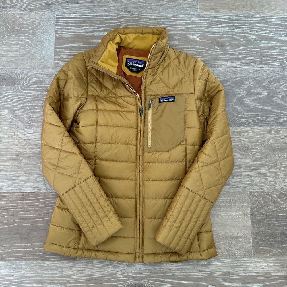 Patagonia radalie gold  yellow jacket xs
